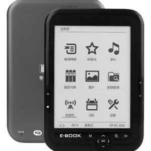 Lector de Libros Electrónicos 6" E-Book 16GB – Pantalla Táctil